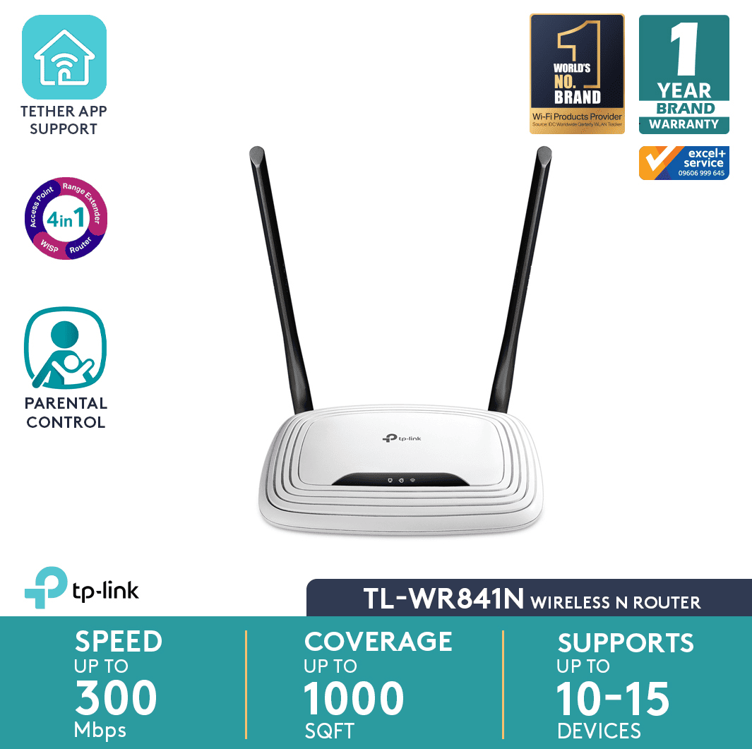 TP-Link TL-WR841N 300Mbps Wireless-N Wi-Fi Router